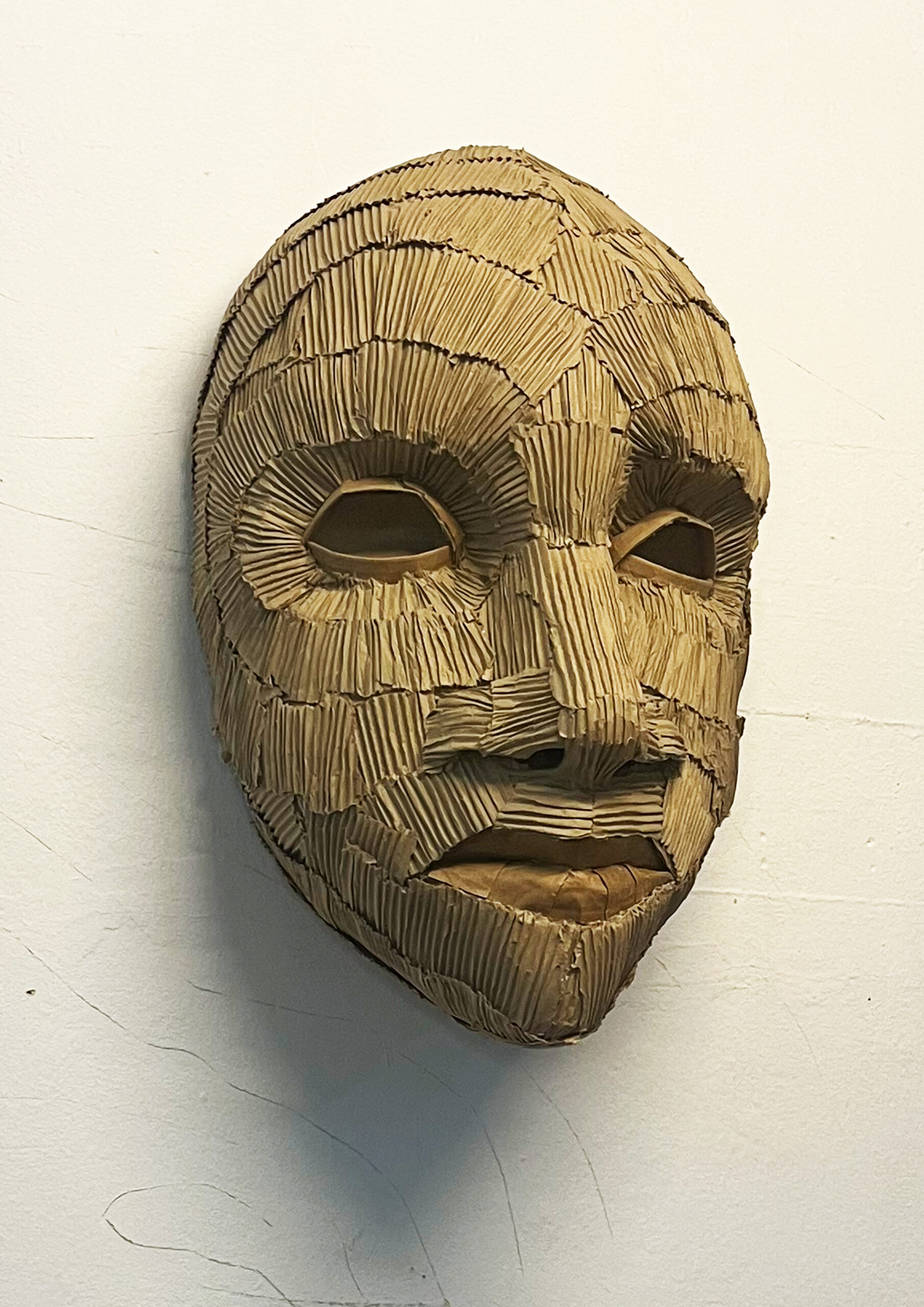 Opsis 3 - Cardboard Sculpture - 40x70x35 cm - 2025