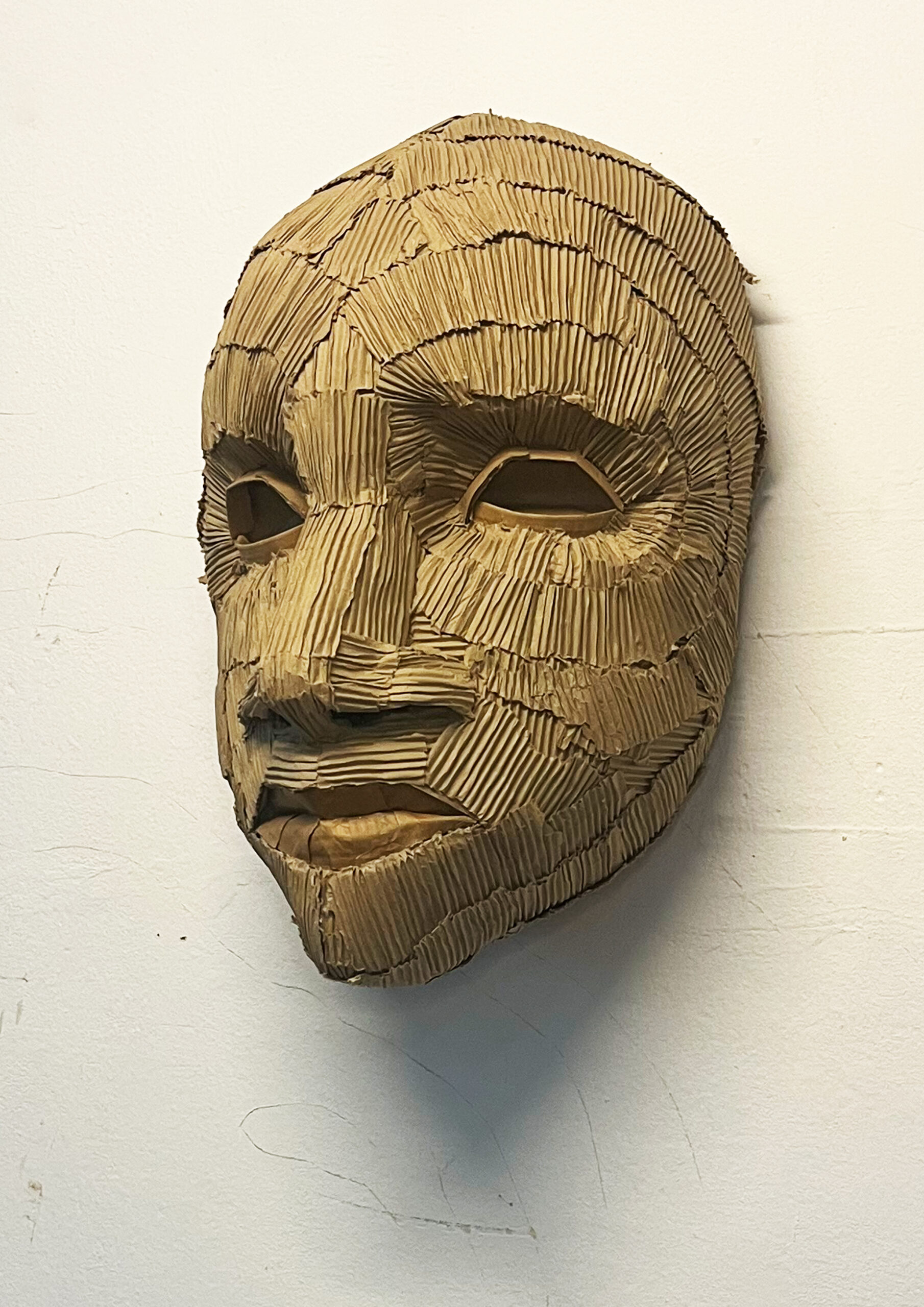 Opsis 3 - Cardboard Sculpture - 40x70x35 cm - 2025