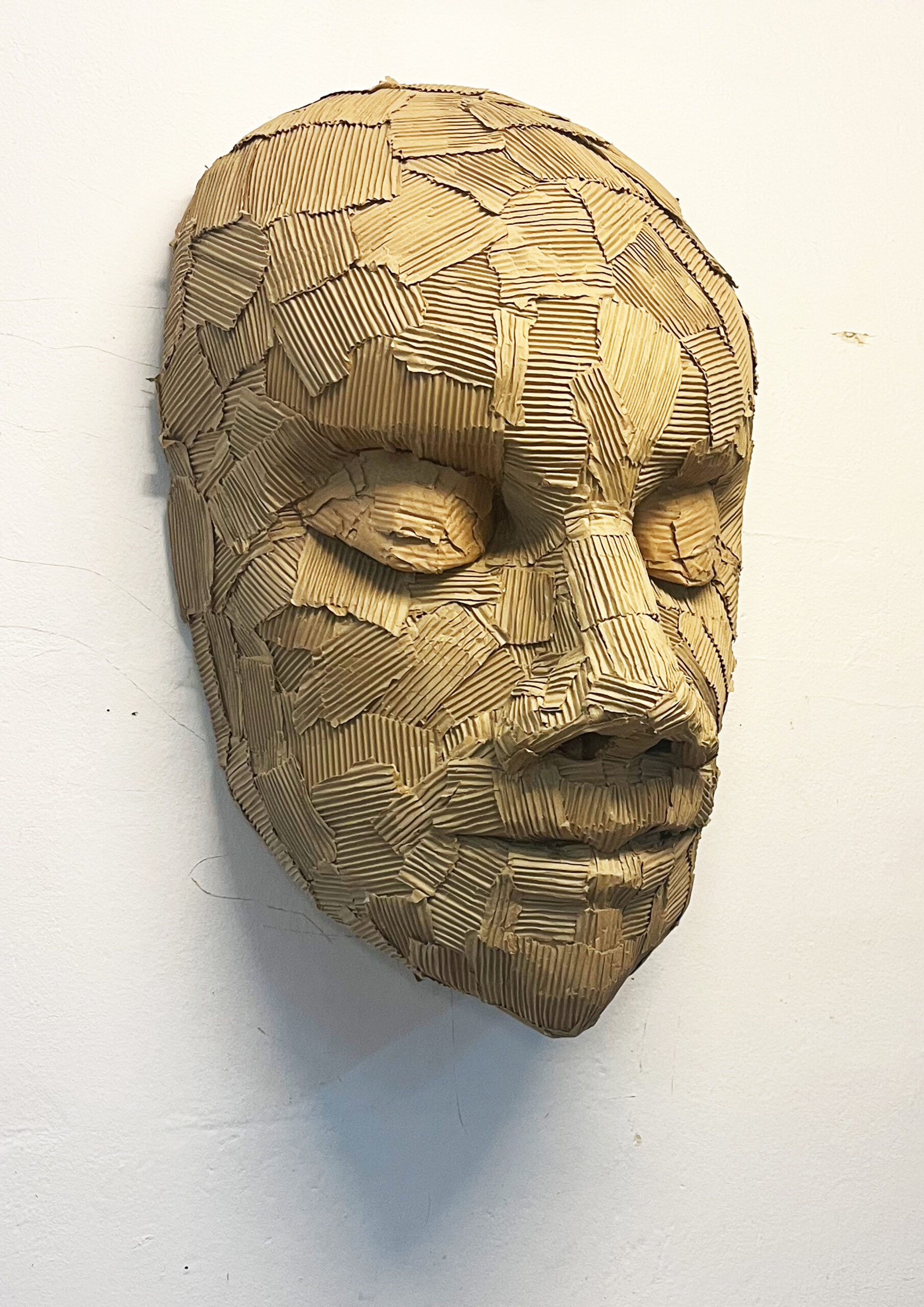 Opsis 2 - Cardboard Sculpture - 57x95x47cm - 2025