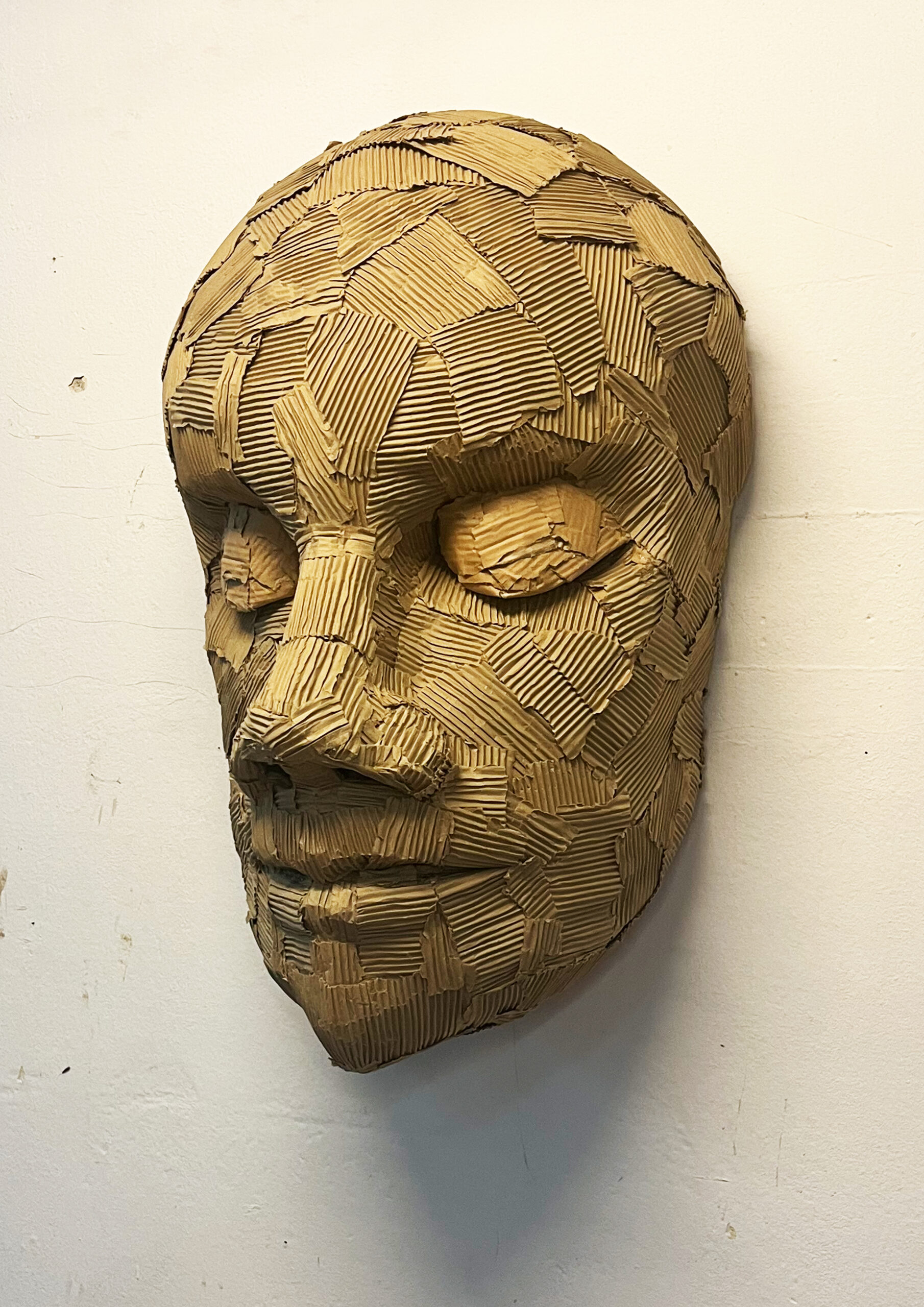 Opsis 2 - Cardboard Sculpture - 57x95x47cm - 2025