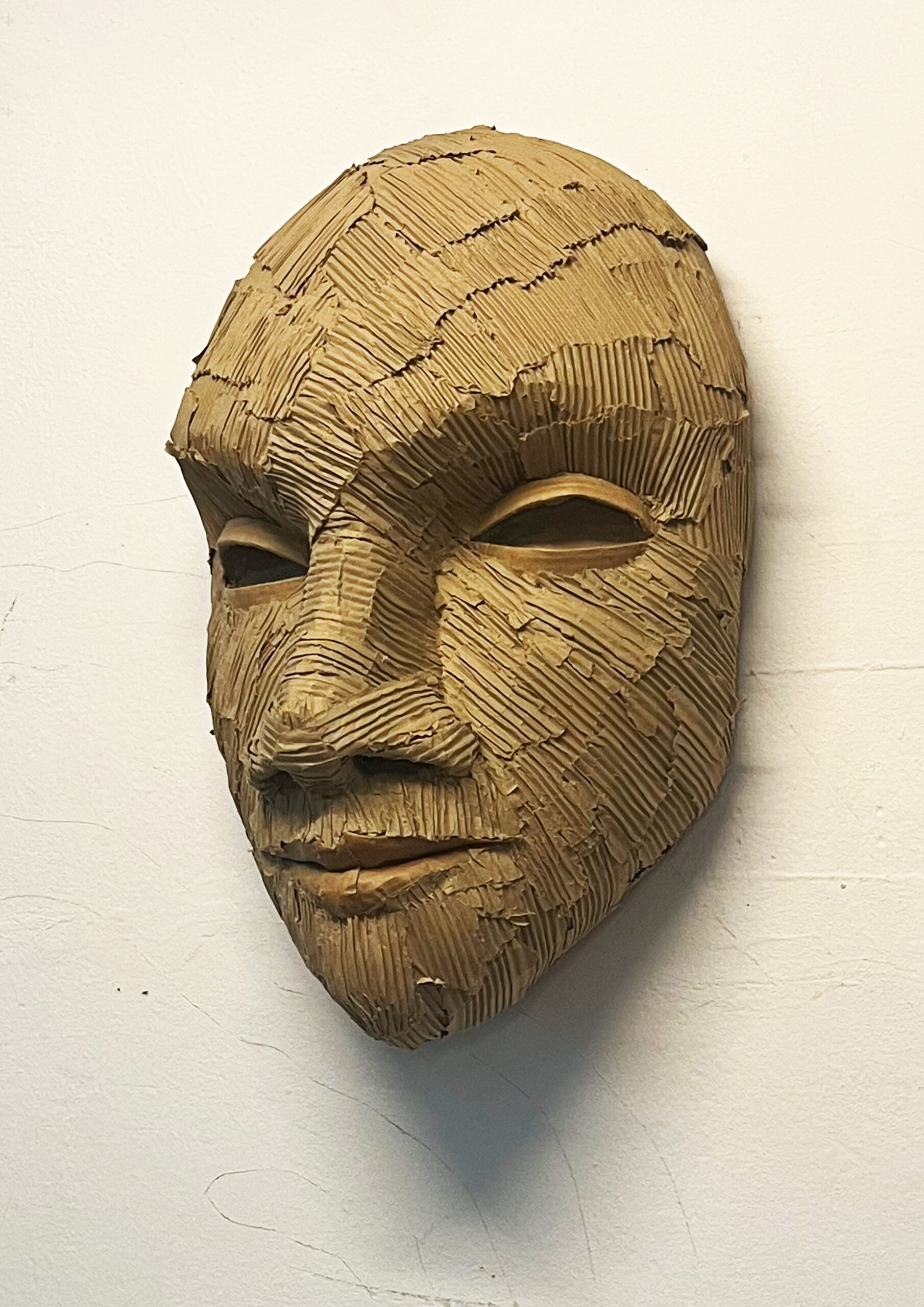 Opsis 1 - Cardboard Sculpture - 40x70x30 cm - 2025