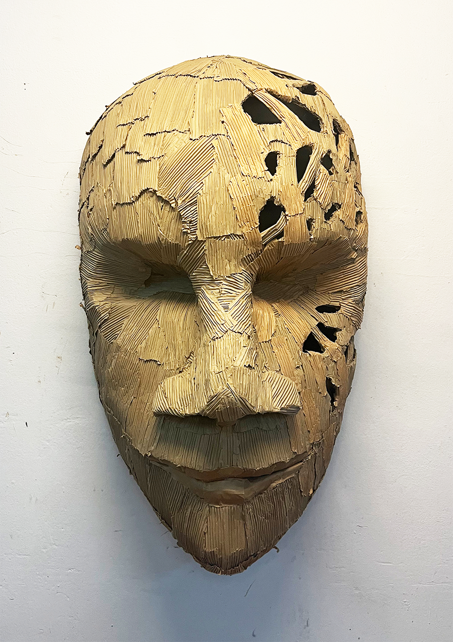 Decay - Cardboard Sculpture - 77x125x60 cm - 2026