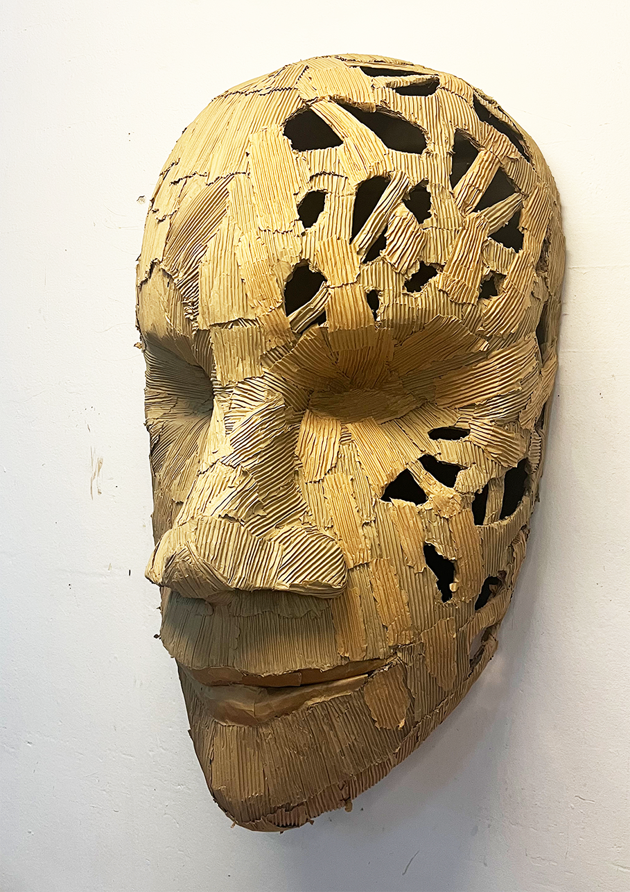 Decay - Cardboard Sculpture - 77x125x60 cm - 2026
