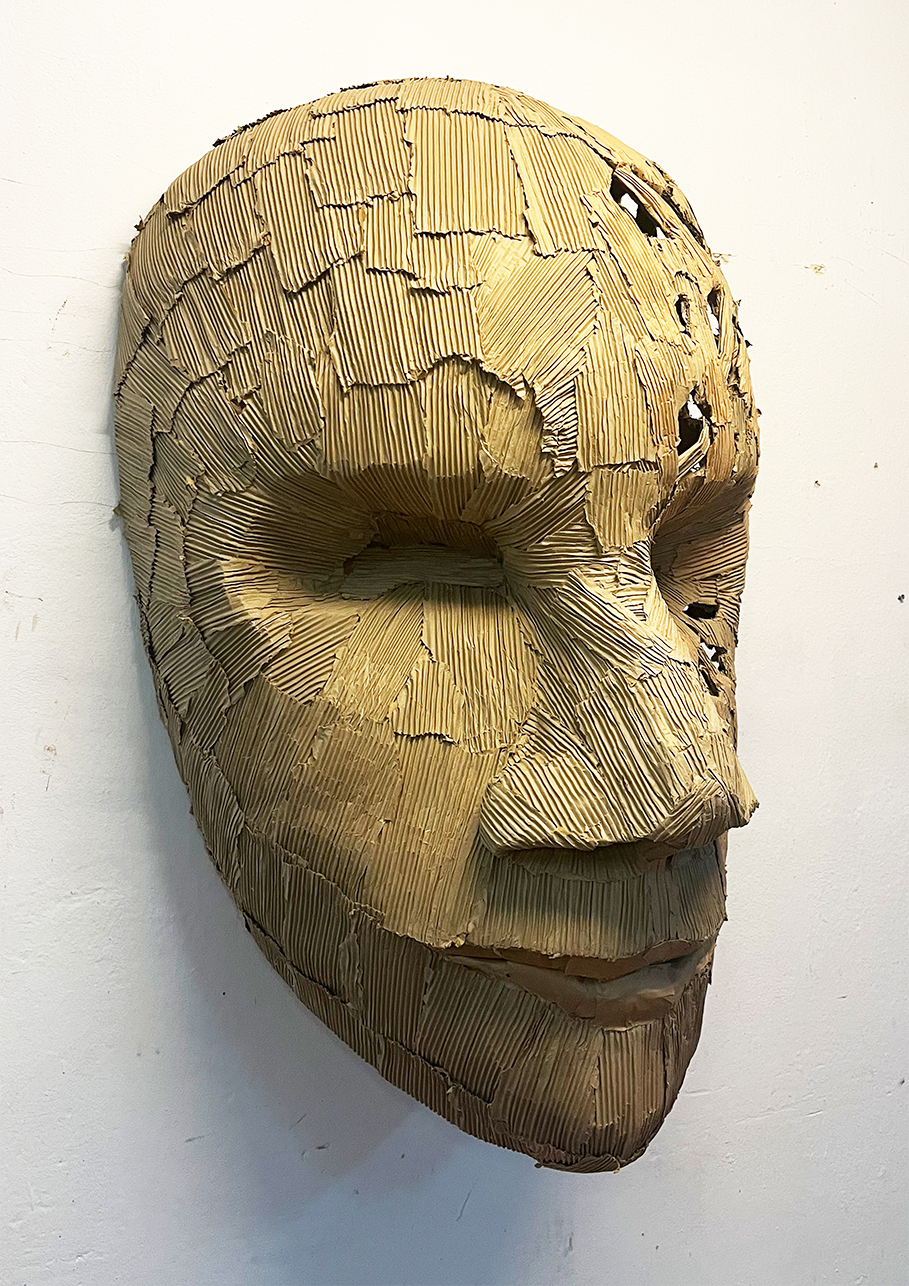 Decay - Cardboard Sculpture - 77x125x60 cm - 2026