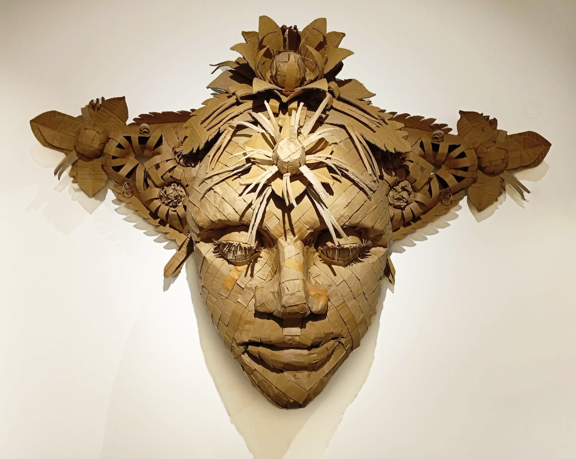 Perception - 2025 - Cardboard Sculpture - H 170 cm, W 270 cm, D 70 cm
